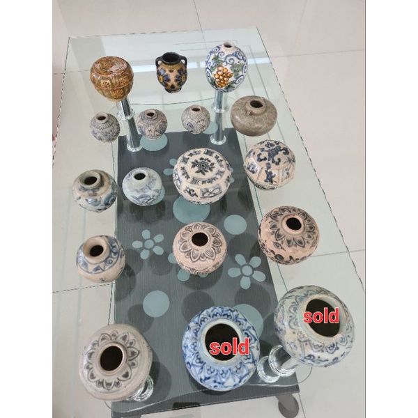 barang antik ,guci kecil ,biasa pada jaman dinasty buat taruh obat obatan