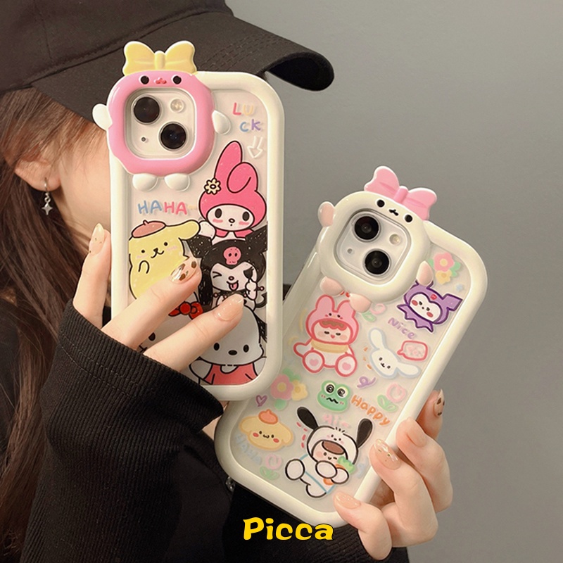 Kartun Graffiti Kuromi Case Samsung A50s A14 A04 A04E A73 A23 A30s A50 A12 A32 A51 A13 A22 A53 A03 A03s A02s A52 A52s A31 A11 A21s A04s A71 M22 M32 A33 Little Monster Lens Cover