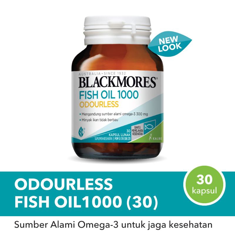 Blackmores Odourless Fish Oil 1000 (30)