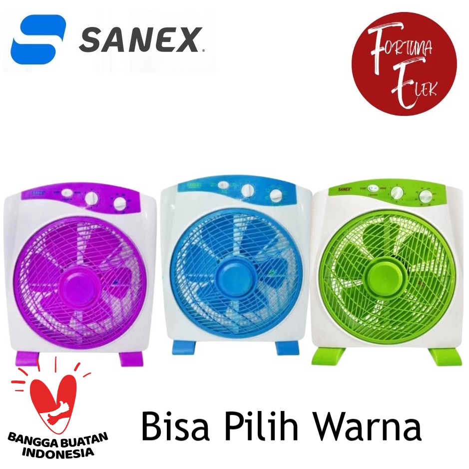 Sanex Box Fan / Boxfan 12 Inch SB 818  Kipas Kotak