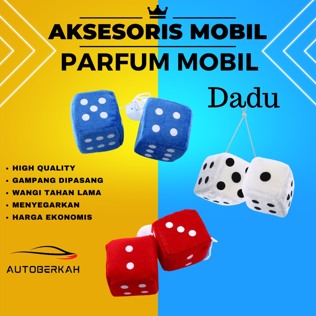 Parfum Mobil Parfum Lemari Gantung Motif Dadu Aksesoris Mobil