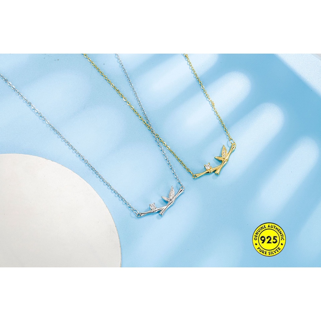 Kalung Bambu 18K Untuk Wanita U1392