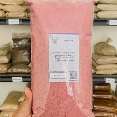 

BUNGA ROSELLA BUBUK / SERBUK ROSELLA 1 KG KUALITAS EXPORT