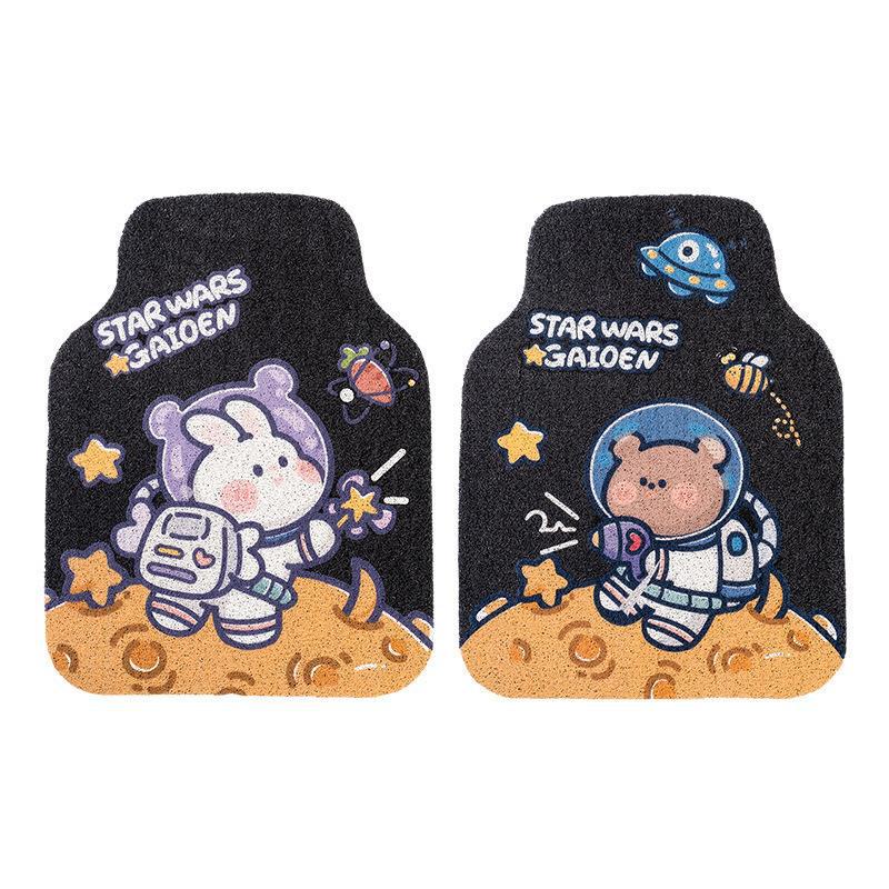 Alas Kaki Motif Kartun Astronot Lucu Untuk Dekorasi interior Mobil