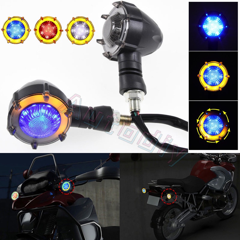 2pcs Lampu Sein LED Universal Untuk Motor