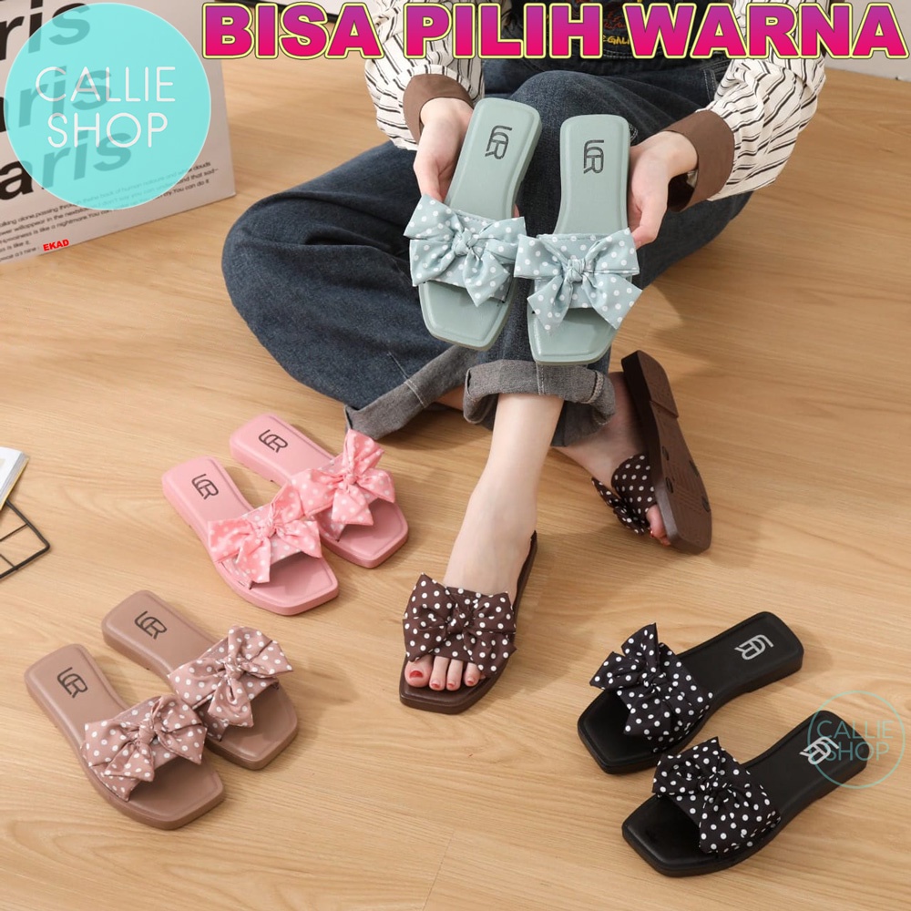 Sandal Wanita Selop Pita Polka LCR 268-1NC LCRPLKA