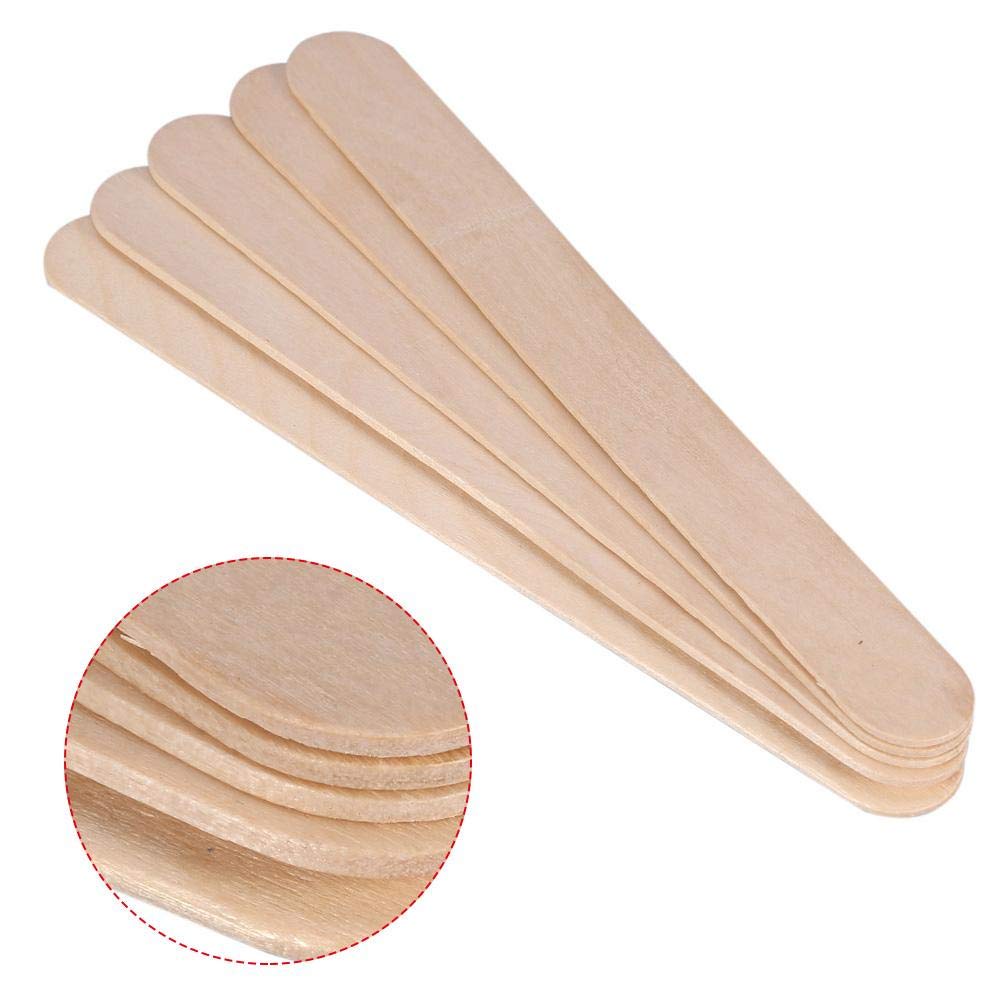 50PCS Premium Wax Stick | Stick Waxing | Wooden Spatula kayu waxing paper lem hardwax depilatory
