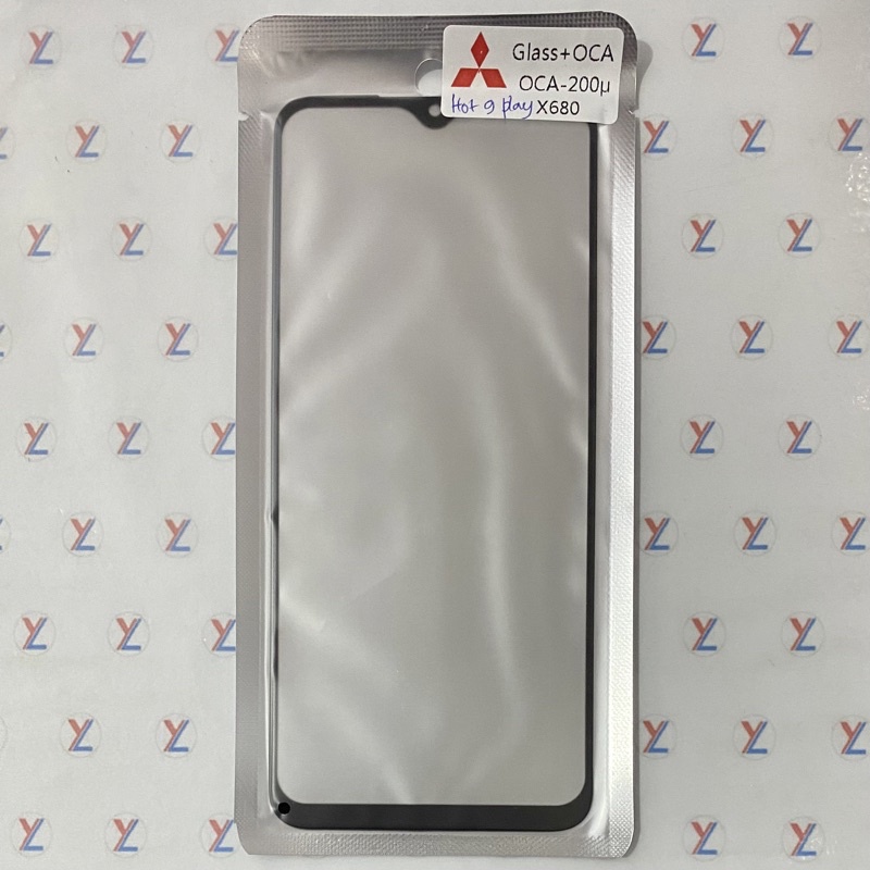 KACA LCD + LEM OCA INFINIX HOT 9 PLAY / X680