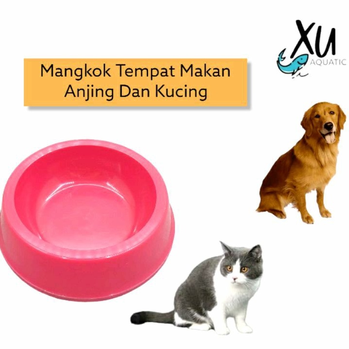 TEMPAT MAKAN KUCING MANGKUK MINUM ANJING SINGLE BOWL MANGKOK PET FOOD