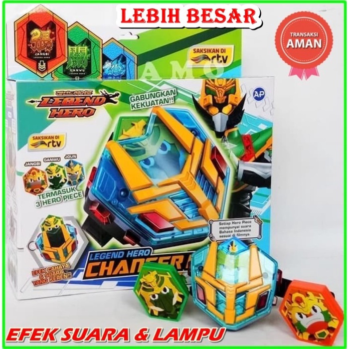 Mainan Legend Hero Changer DX DELUXE Original jam Tangan anak RTV/ SNI