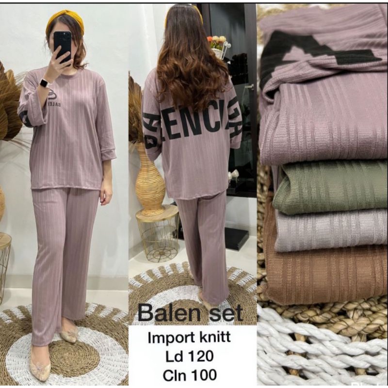 BALENCIAGA KNIT ONE SET