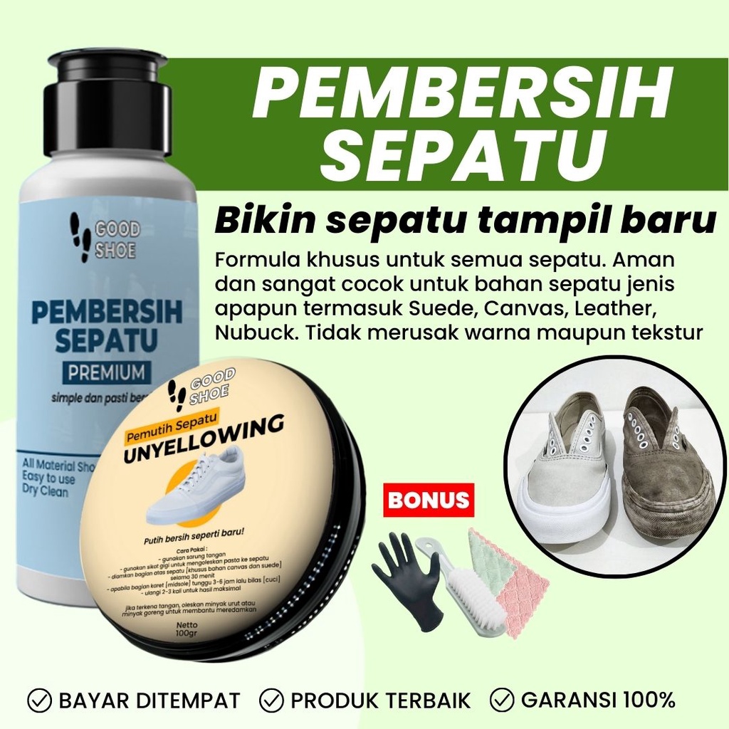 Pemutih sepatu unyellowing sol sneakers putih midsole kuning menguning canvas kanvas sneaker pembers