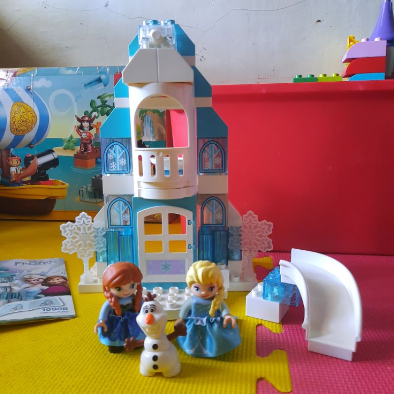 Preloved Original Lego Duplo Disney Frozen Castle 10899 Mainan Edukasi Anak Second