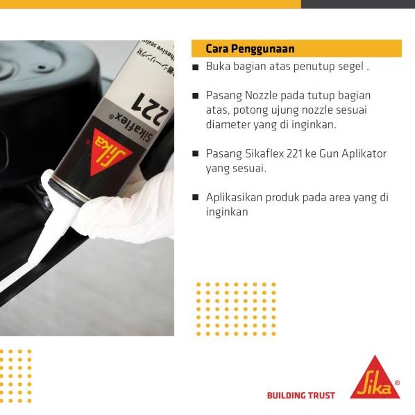 

Sika Sikaflex 221 Perekat Bodi Automotif Otomotif 310ml - Hitam