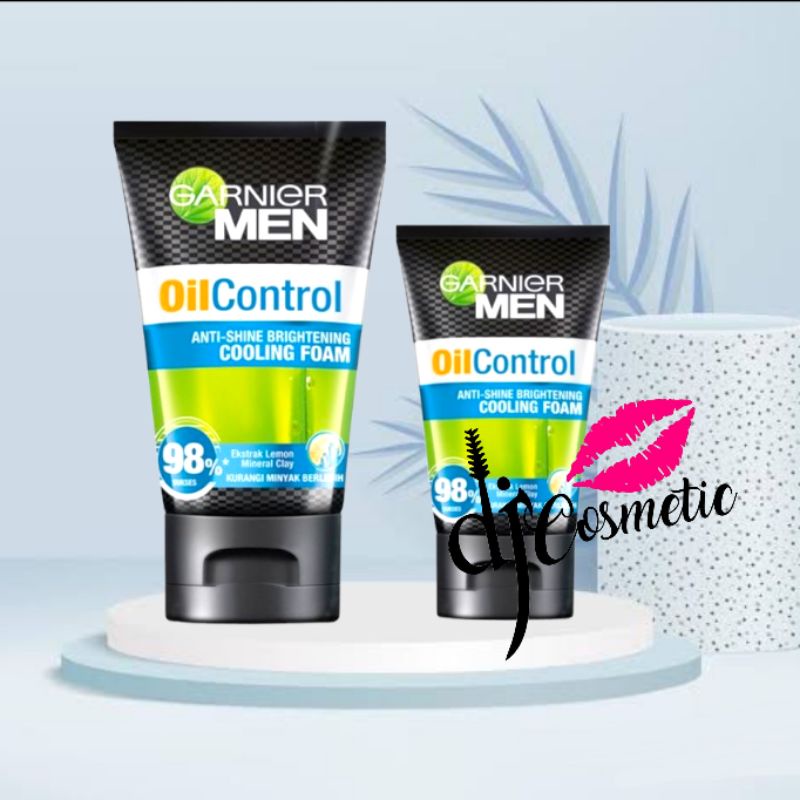 Garnier Men Oil Control Anti Shine Brightening Cooling Foam 50ml | 100ml | Face Wash