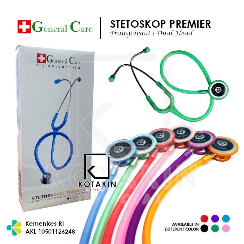 Stetoscope Premier General Care Transparan / GC Premier (dual head)