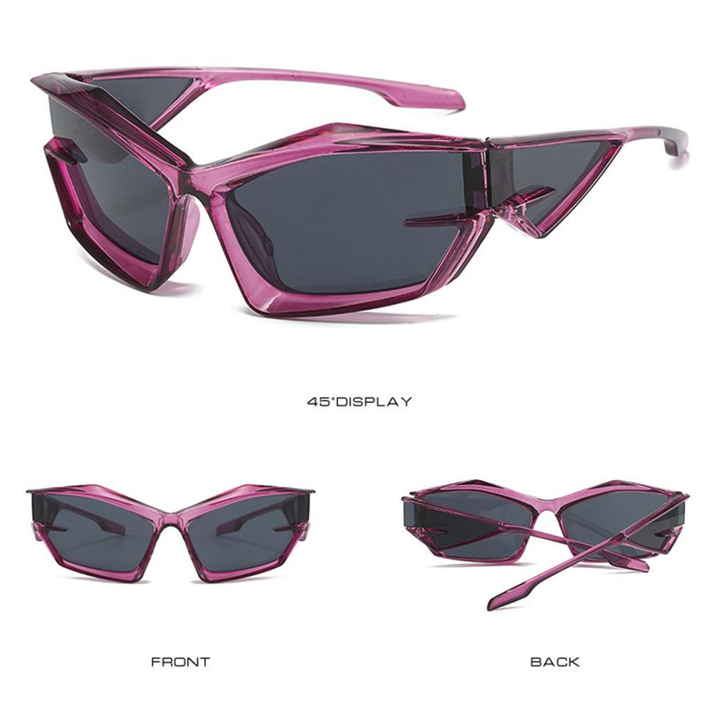 Suyo Cat Eye Sunglasses UV400 Bersepeda Steampunk Shades Lilit