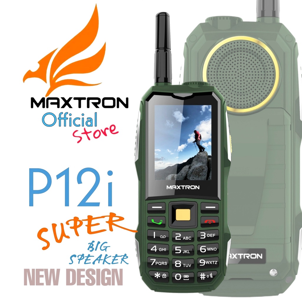 HP MAXTRON P12i SUPER -- HP CANDYBAR 2,4" - HP OUTDOOR - HP GUNUNG - HP POWERBANK - BLUETOOTH SPEAKE