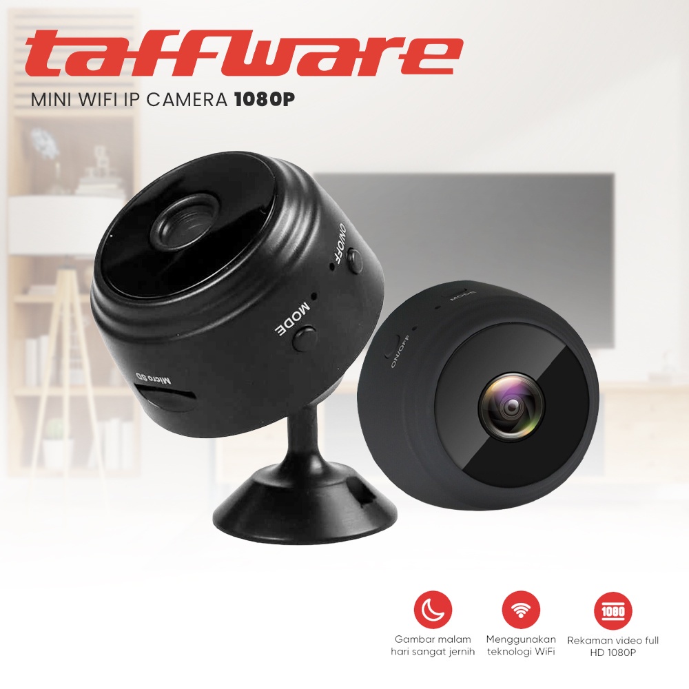 CCTV Mini IP CAM Taffware A9 Mini portable Night Vision Apps Control cctv kamera wifi Meningkatkan k