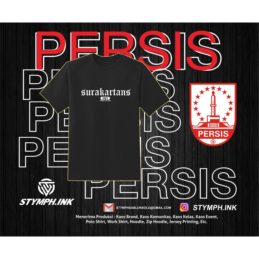 KAOS PERSIS SOLO, KAOS PASOEPATI, KAOS SURAKARTANS