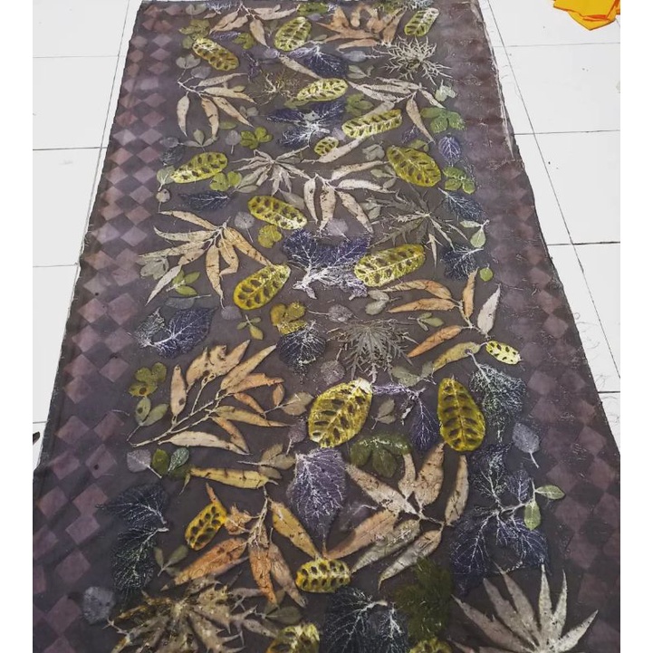 Kain Batik Ecoprint Kain Katun