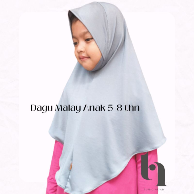 Jilbab Dagu Malaysia Anak Size 5-8 tahun | Hijab Dagu Malay Anak | Jilbab Instan Anak Jersey | Jilbab Anak Dagu Malaysia | Bergo Anak Dagu | Jilbab Sekolah Anak