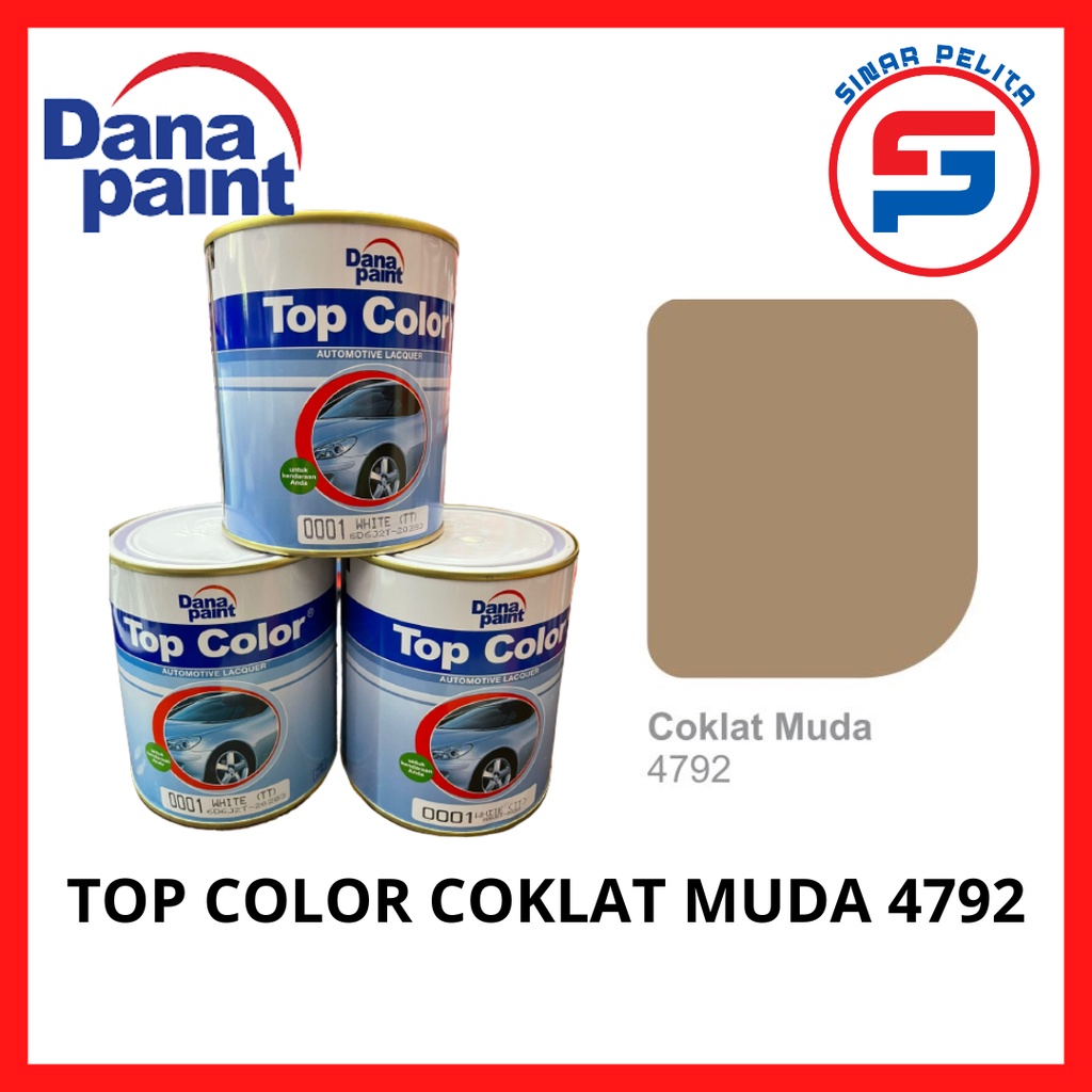 CAT TOP COLOR COKLAT BROWN MOBIL MOTOR BESI KAYU  / CAT DUCO DANAPAINT / CAT TOP COLOR/ CAT PINRANG/