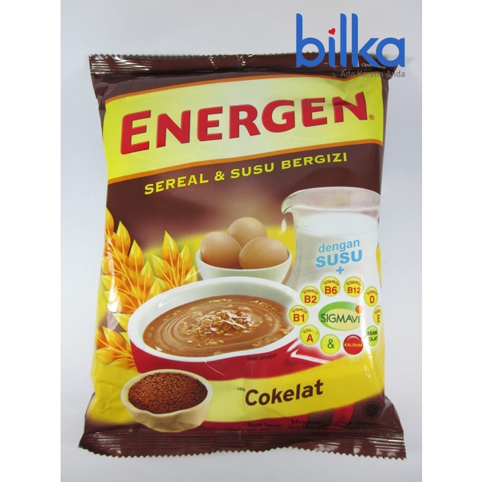 

Sereal Energen Sereal Bag Cokelat 20'S X 29G