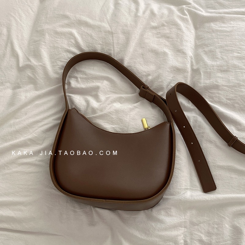 Suhao Retro Tas Pelana Wanita Musim Panas 2022 Baru Fashion Trendi Versi Korea Tas Ketiak Niche All-Match In Messenger Bag