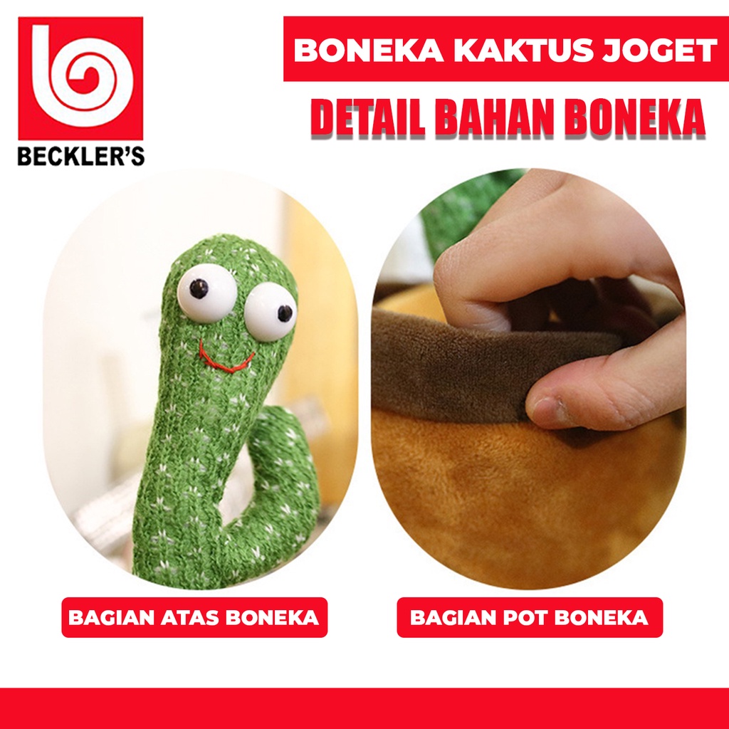 Mainan Boneka Kaktus Joget  Charger USB /  Cactus Boneka Kaktus Goyang dan Bicara Kaktus Joget Ngomong