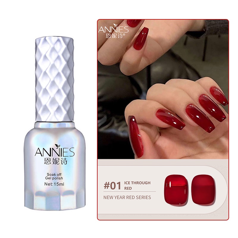 Annies Kuteks Gel New Year Red Series 15ml