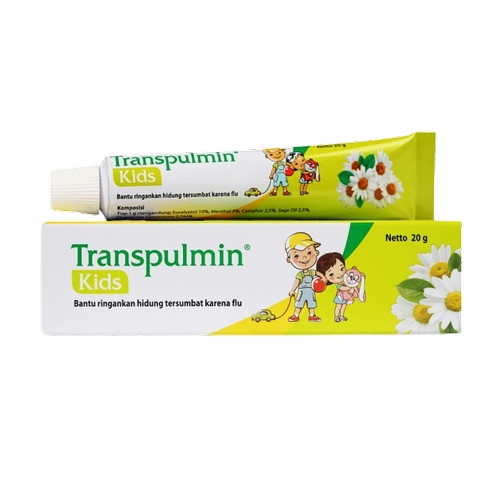 TRANSPULMIN KIDS BALSEM 20 GR -BALSEM ANAK/BALSEM PILEK ANAK/FLU ANAK
