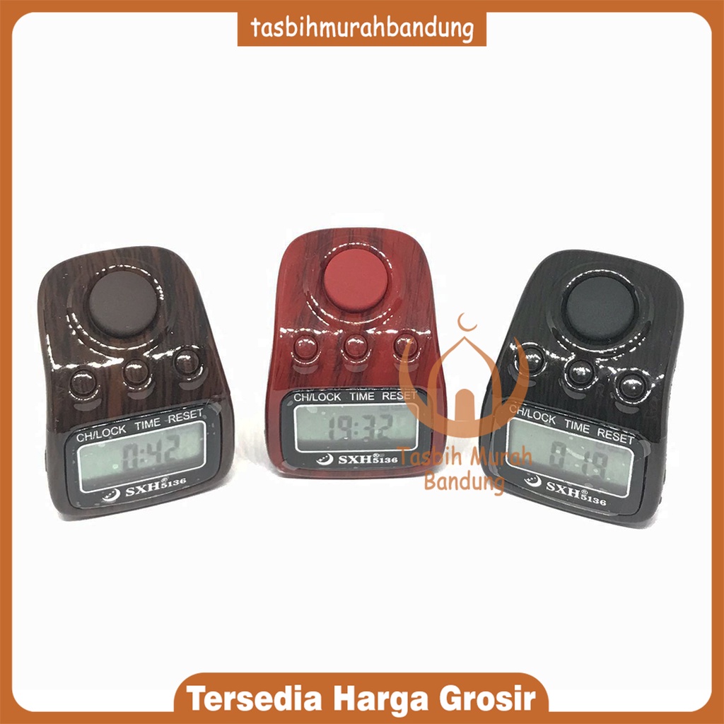 Tasbih Digital Rechargeable 6 Saluran Generasi (New)