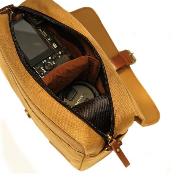 Tas Kamera Sling Bag Camera Mirrorless DSLR Kulit Firefly Skye Syntetic Brown