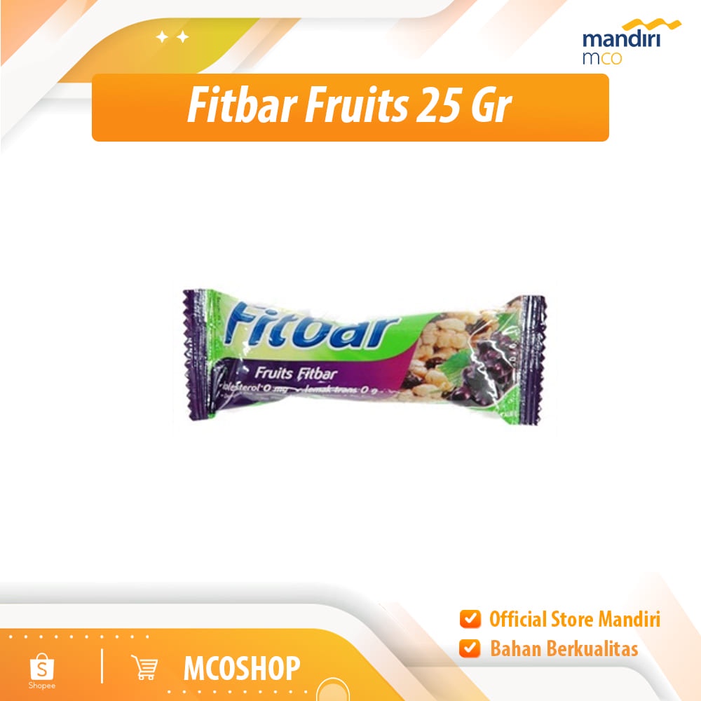 

Fitbar Fruits 25 Gr