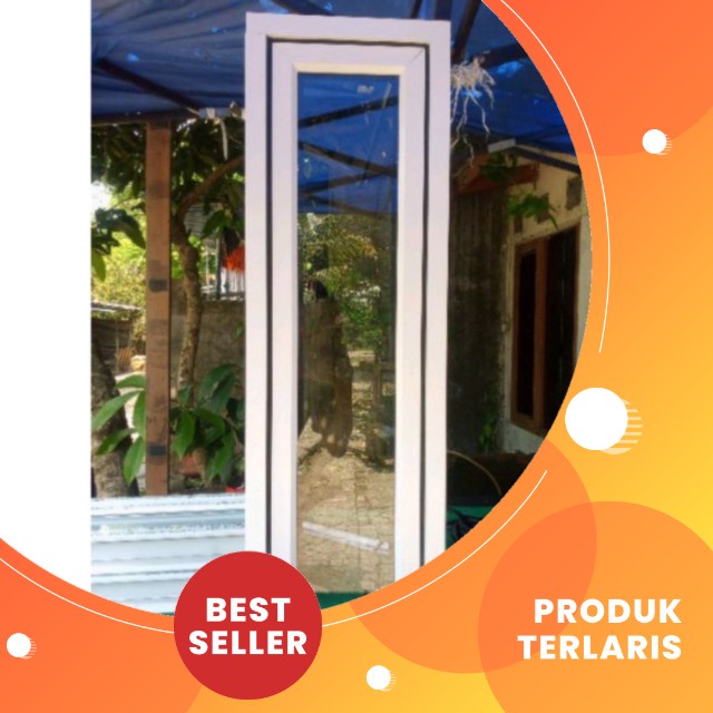 Kusen Jendela aluminium kaca ukuran 40x150