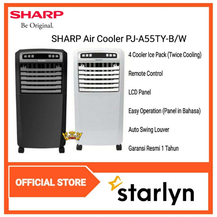 Air Cooler Sharp Air Cooler Pj-A55Ty-B/W / Pja55Ty / Pja55Tyb / Pja55Tyw