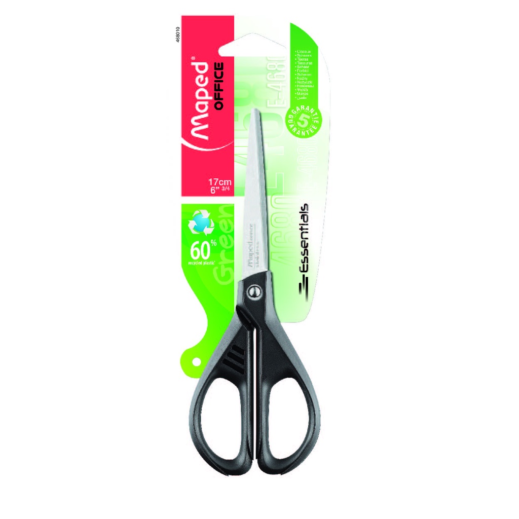 

Essentials Scissors MAPED SCI468010 Gunting Recycled Plastic 17cm