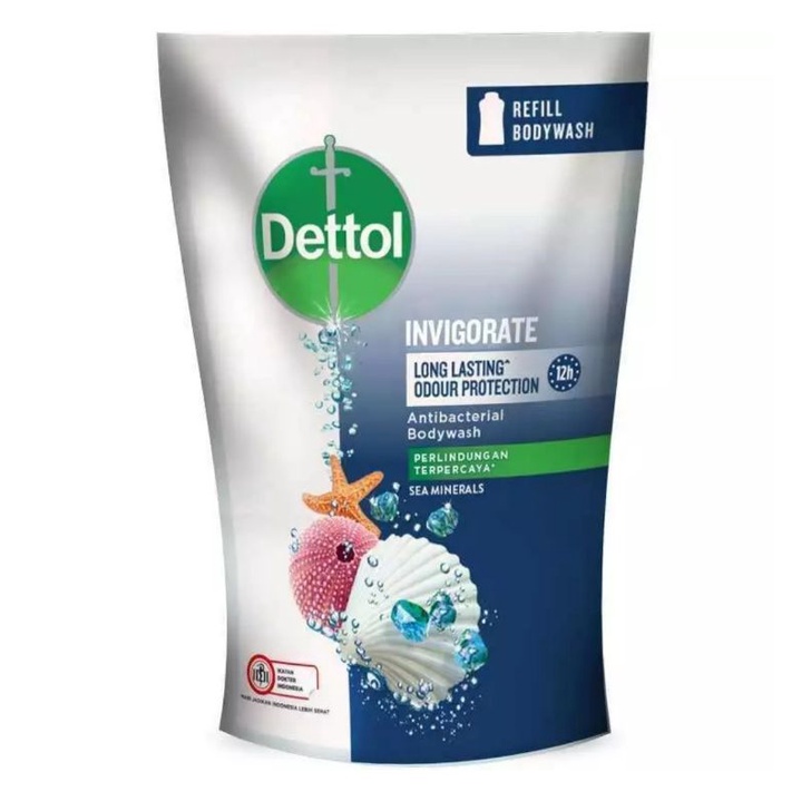 DETTOL Antibacterial Body Wash Sabun Mandi Cair Anti Bakteri Original ; Lasting Fresh ; Fresh ; Cool 800ml