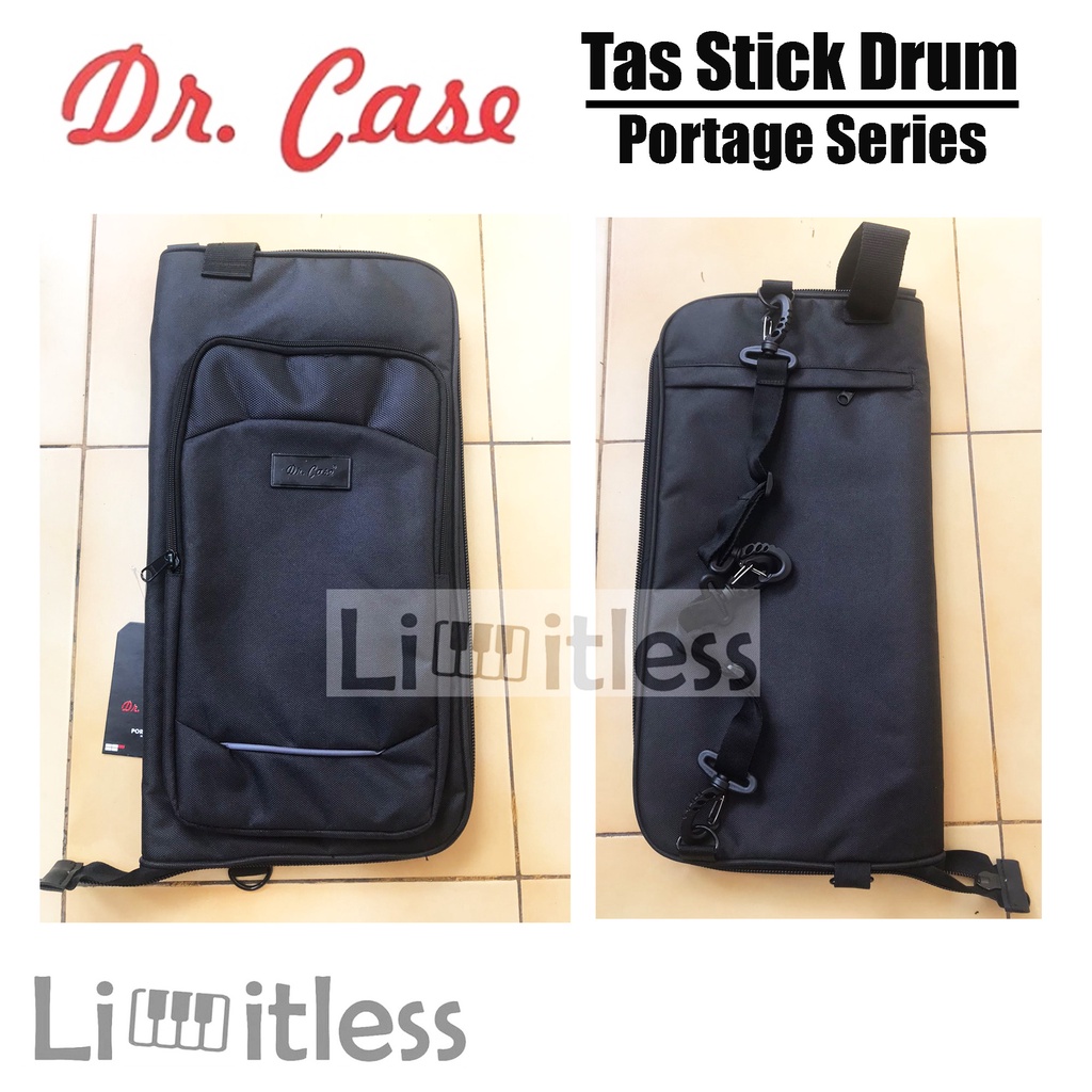 Tas Stick Drum Dr Case Stik Drum Gig Bag Warna Hitam
