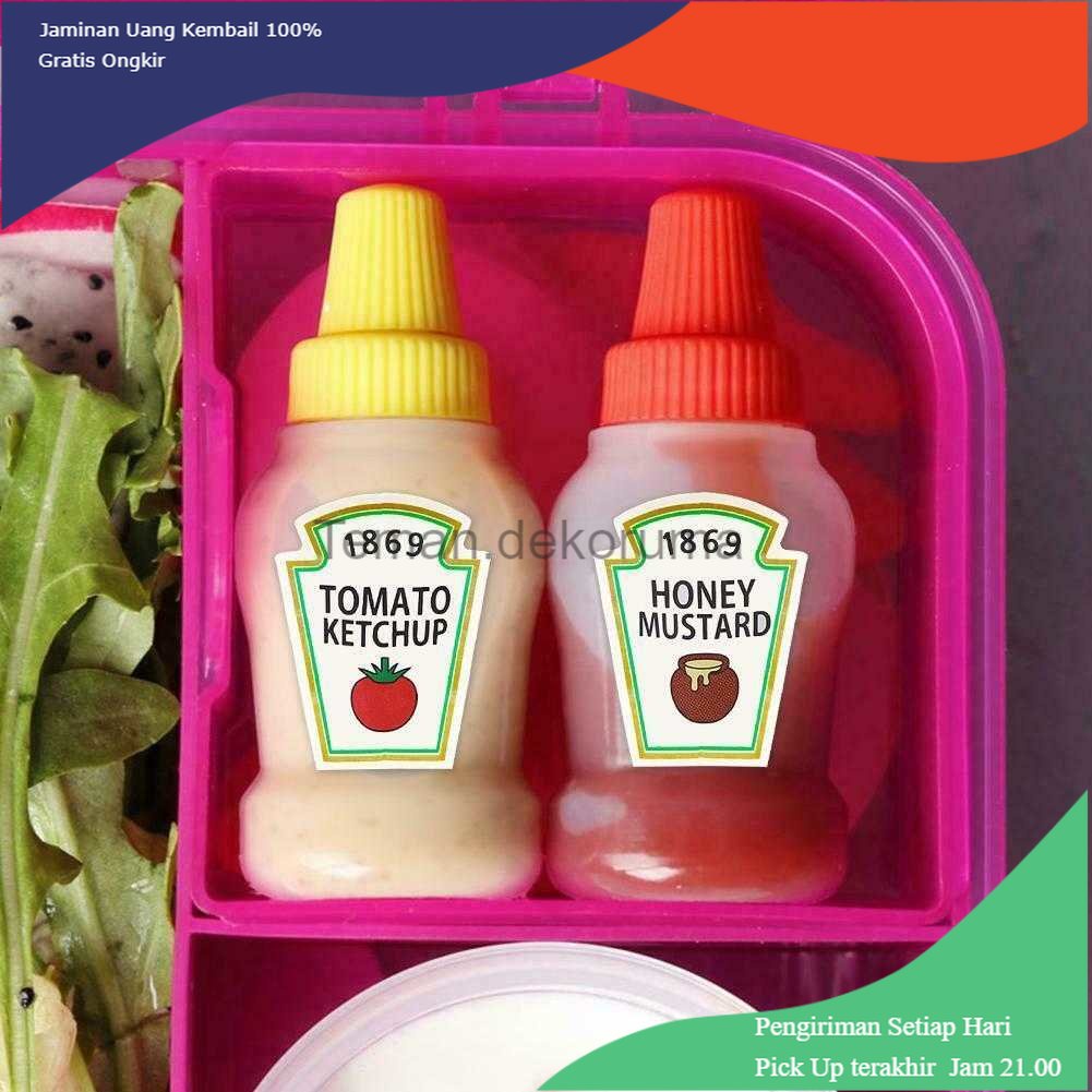 TD - PR HouseGood Botol Saos Mini Tomato Ketchip Sauce Bottle 25ml 2PCS - HG25