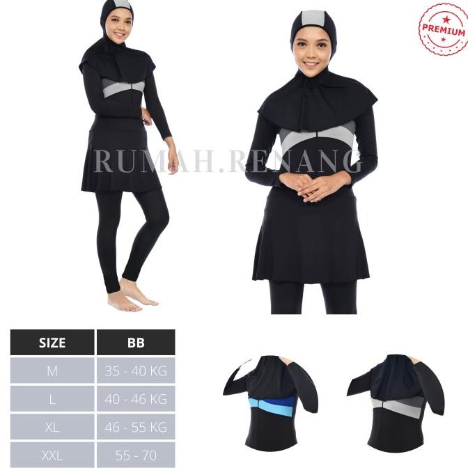 Baju Renang /Muslimah/Dewasa/Wanita/Remaja Baju Renang Muslimah Dewasa