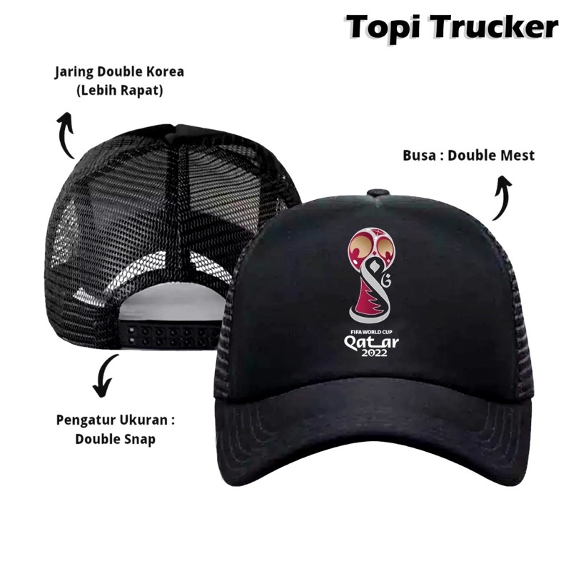 Topi Trucker Fifa World Cup Qatar 2022 II