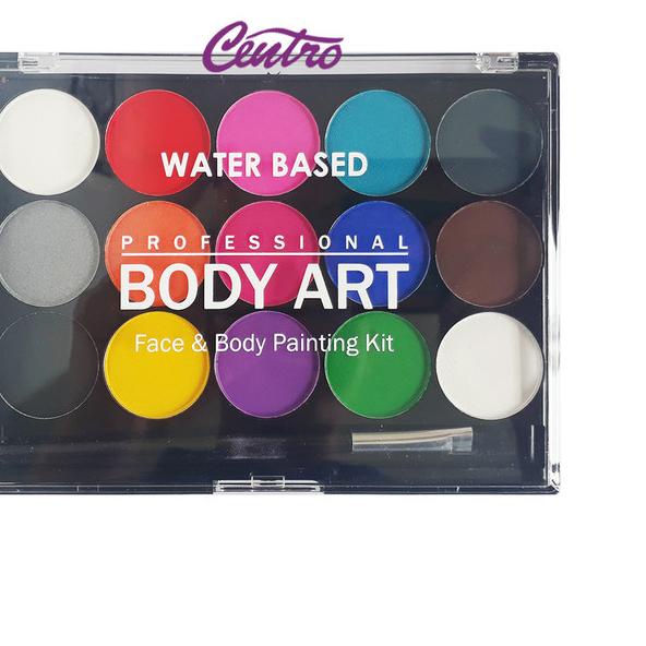 

Professional Body Art Face And Painting Kit 15 Color Set + 1 Brush