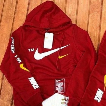 hoodie NIKE red hoodie nike sportwear nike logo swoosh style