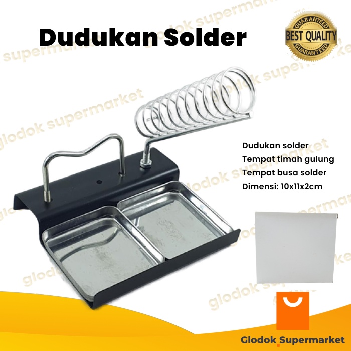 Stand Solder 3 in 1 Dudukan Solder Busa Solder Tempat Timah Gulung