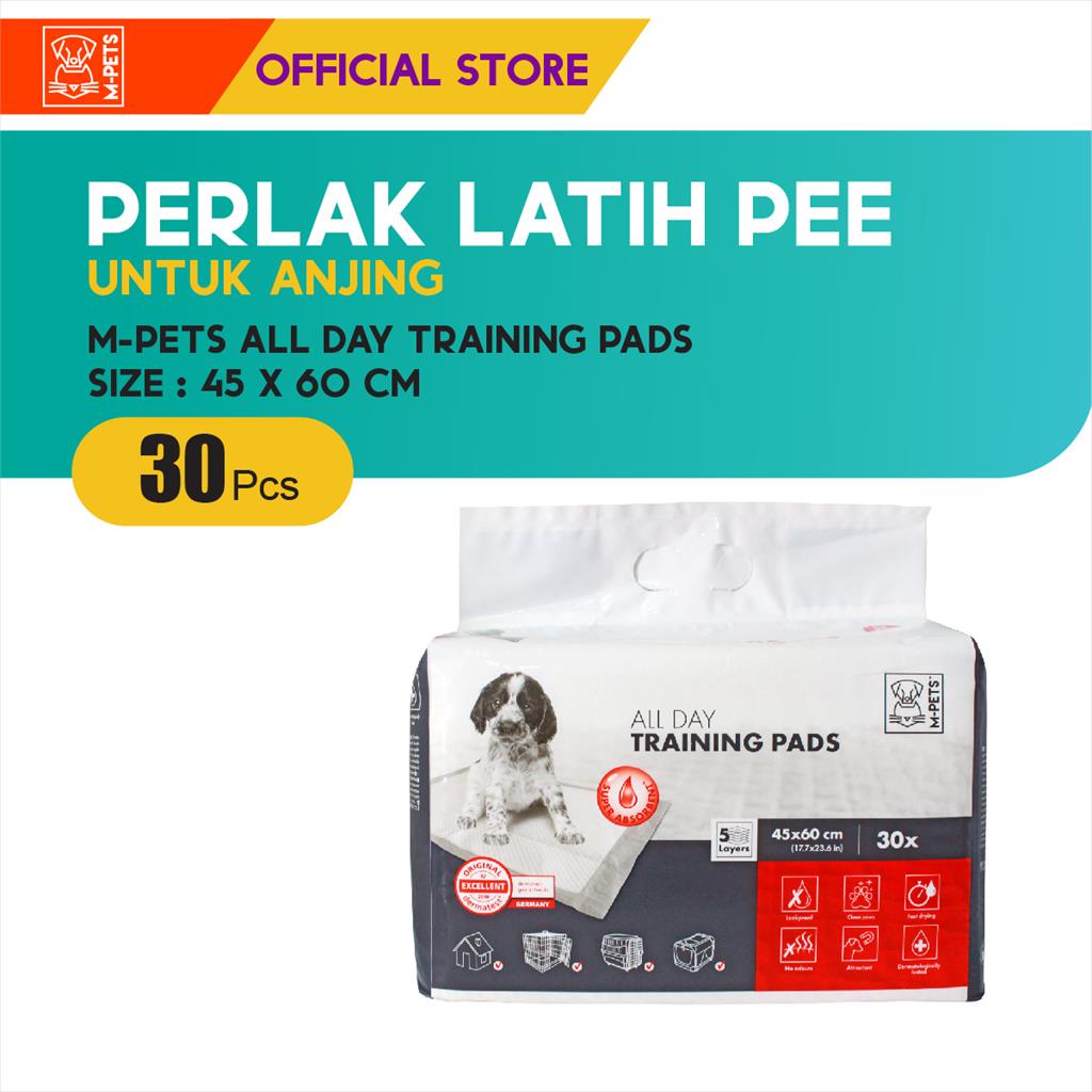 M-Pets 3 Layer Dog Training Pad 45 x 60 cm 30 pcs / Perlak Latih Pee