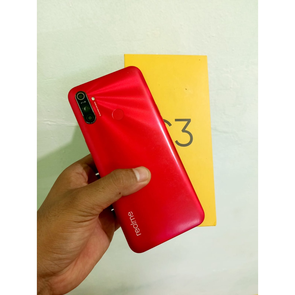 HP MURAH Realme C3 Ram 3 Internal 32 Gb. HP second Bekas Murah HP Garansi