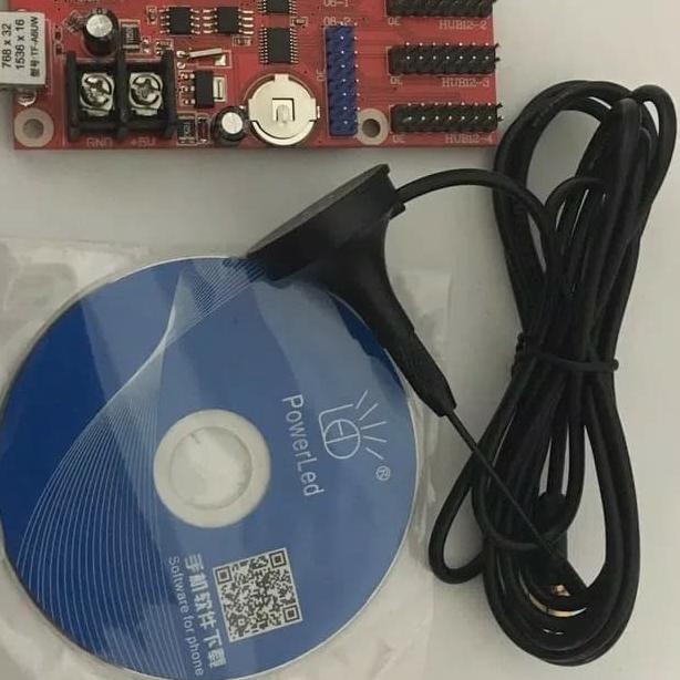 TF-A6UW CONTROLLER WIFI RUNNING TEXT DAN ANTENA