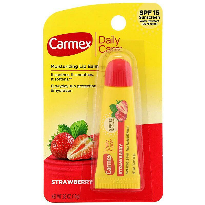 Carmex moisturizing lip balm strawberry 10g